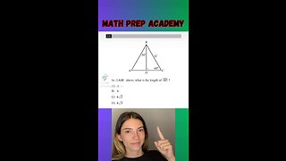 Lets solve this TRIANGLE! Can YOU do it?! #sat #satreview #math