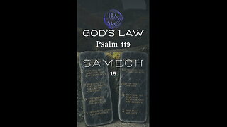 GOD'S LAW - Psalm 119 - 15 - God's law a hiding place #shorts