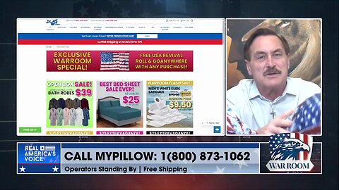 The Best Deals In History Only For The WarRoom Posse On MyPillow