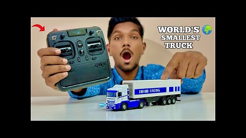 World’s Smallest RC Trailer Truck Unboxing & Testing - Chatpat toy tv