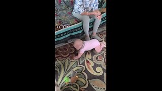 Baby Girls first crawl 😍 💕