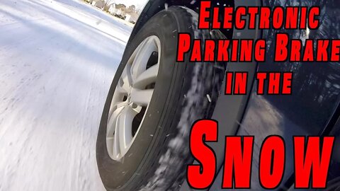 How Electronic Parking Brake/Emergency Brake Works On Snow