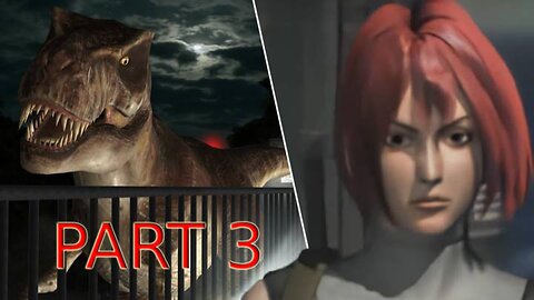 DINO CRISIS Gameplay Walkthrough, ps1 horror survival game, improved graphics [part 3]