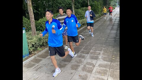 12a. China uncut: Qingdao, jogging in the mornings