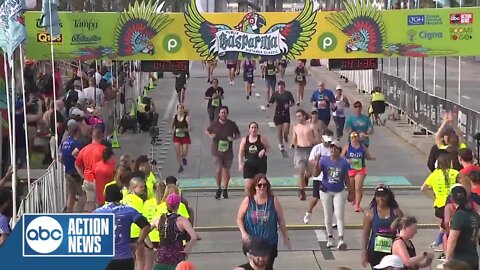 1:45 – 1:50 Saturday | Publix Gasparilla Distance Classic Finish Line