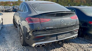 SHE WRECKED HER MERCEDES BENZ GLE53 WITH ONLY 18,000 MILES! NOW AT COPART