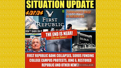 SITUATION UPDATE 4/28/24 - Is This The Start Of WW3?! Iran Attacks Israel, Gcr/Judy Byington Update