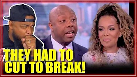 Tim Scott UNLOADS On Sunny Hostin LIVE On The View DEBUNKING "Systemic Racism" MYTH