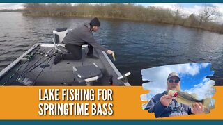 Lake Fishing For Springtime Bass With Different Types Of Largemouth Bass Fishing Lures -Lost a Musky