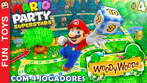 Mario Party Super Stars #4 - Batalha em Família - Uma Floresta SINISTRA é o tabuleiro nesta partida!