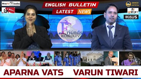 LATEST NEWS UPDATES | ENGLISH BULLETIN | Varun Tiwari with APARNA VATS