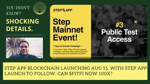 Step App Blockchain Launching Aug 15, With Step App Launch To Follow. Can $FITFI Now 100X?