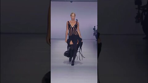 Esther Cañadas in MUGLER Spring/Summer 2024 FashionShow