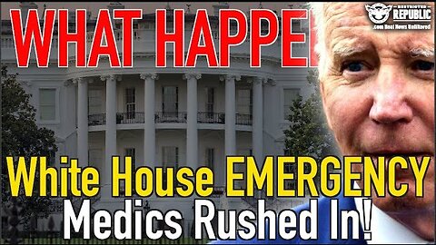 What Happened? White House EMERGENCY! Medics Just RUSHED In! MSM Buries Story!!
