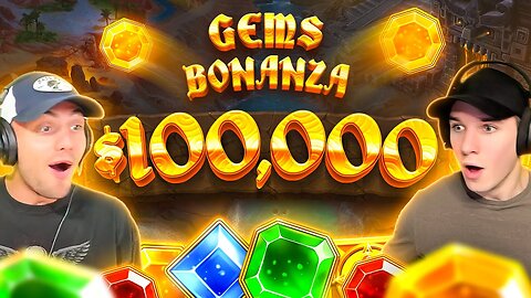 HUGE $100,000 CHALLENGE ON GEMS BONANZA!!