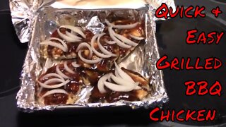 What's Cooking with the Bear? Grilled BBQ chicken