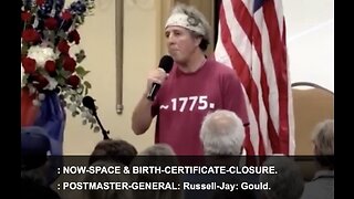 : NOW-SPACE & BIRTH-CERTIFICATE-CLOSURE: Russell-Jay: Gould.