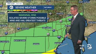 Slight chance of severe storms
