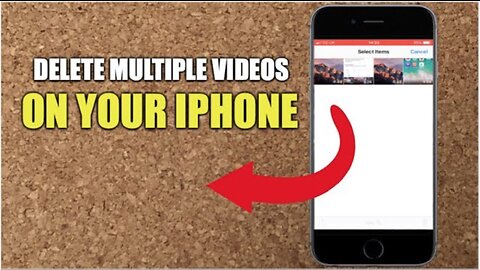 How To DELETE Multiple Videos At The Same Time On iPhone - Basic Tutorial | New