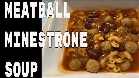 Frozen Meatball Minestrone Soup( ground beef )