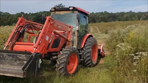 Fixing a washed out ditch with Tractor & Tiller, Land management tips