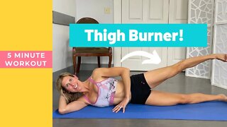 5 Minute Outer Thigh And Side Butt Workout