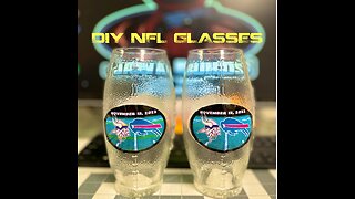 DIY NFL Glasses