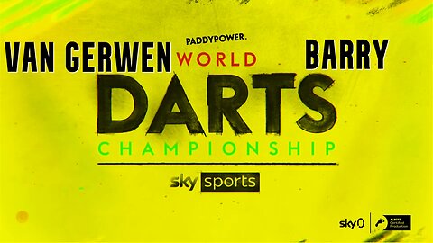 2024 World Darts Championship van Gerwen v Barry