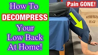 How to DECOMPRESS Your LOW BACK At Home! | Dr Wil & Dr K