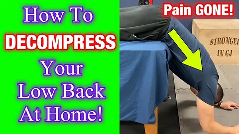 How to DECOMPRESS Your LOW BACK At Home! | Dr Wil & Dr K