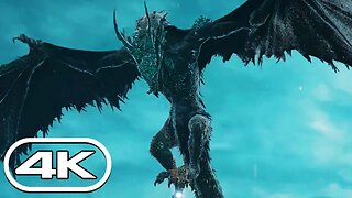 Elden Ring - Glintstone Dragon Smarag Boss Fight (4K HDR 60FPS)