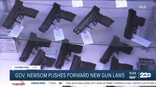 California Governor Gavin Newsom pushes forward new gun laws