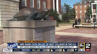 University of Maryland named 20th best college in the nation