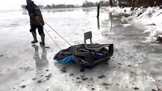 Hear from the 'Ice Expert' about staying safe when driving on frozen waterways