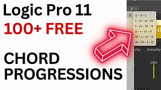 Logic Pro 11 Chord Track 100's of FREE CHORD PROGRESSIONS | No MIDI Packs Needed