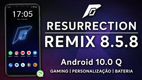 RESURRECTION REMIX 8.5.8 COM ANDROID 10 FINALMENTE! | CONHEÇA AS NOVIDADES | Resurrection Remix OS