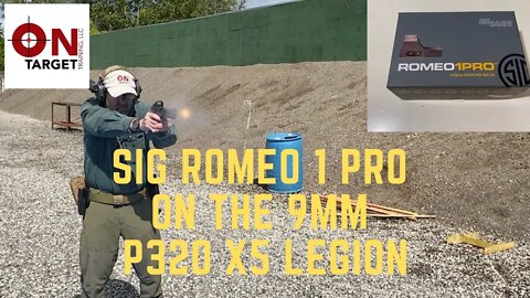 Sig Romeo1 Pro (Red Dot) with the P320 X5