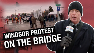 Roadblock: Ambassador Bridge protesters on why they've formed a blockade