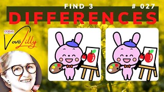 FIND THE THREE DIFFERENCES | # 027 | EXERCISE YOUR MEMORY