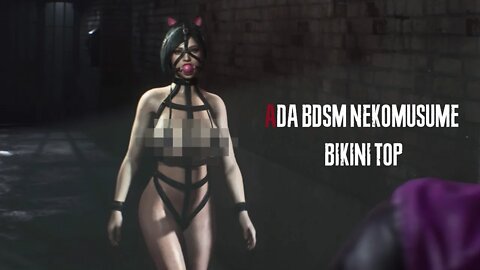 Resident Evil 2 Remake Ada BDSM Nekomusume Bikini Top outfit