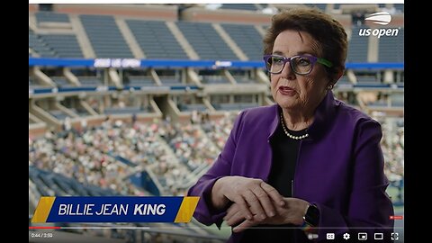 FRIDAY FUNNY - BILLIE JEAN KING DOES NOT WALK ON WATER OR DO SOCIETAL GOOD