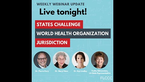 States Challenge World Health Organization Jurisdiction: FLCCC Weekly Update (April 10, 2024)
