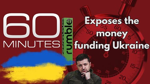 60 Minutes discovered the U.S. is financing more than weapons in Ukraine