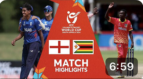 New Zealand vs Zimbabwe | Match highlights | U19 CWC 2024