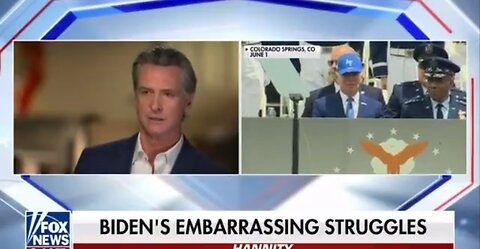 Hannity Plays BRUTAL 90 Seconds Of Biden Stumbles To Gov Newsom