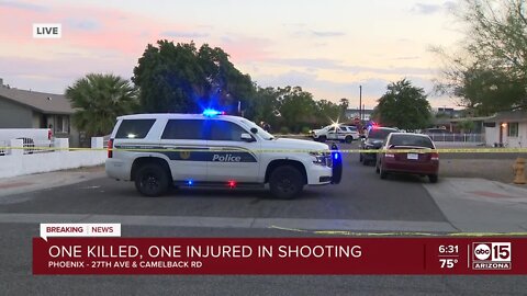 One person killed, another injured in overnight shooting in Phoenix