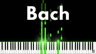 Bach - Prelude No 1 BWV 846 in C Major / Hard Piano Tutorial