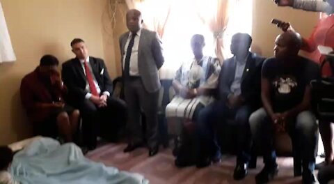 SOUTH AFRICA - Durban - MEC visits the Buhle Bhengu family (Videos) (gRA)