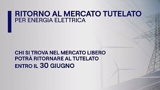 🔴Elettricità: chi è nel mercato libero, prima del 30/6, può rientrare nel servizio a maggior tutela.