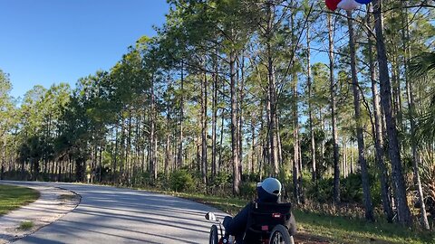 Recumbents on Flatwoods Park Trail